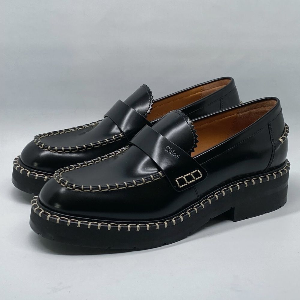 Chloe Noua Leather Loafers size 38.5